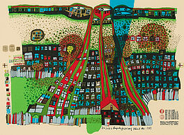Friedensreich Hundertwasser - Let us pray Manitou wins, 82060-1, Van Ham Kunstauktionen