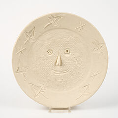 Pablo Picasso Ceramics - Face with leaves, 77134-1, Van Ham Kunstauktionen