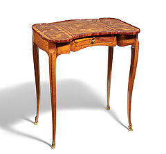 Frankreich - Poudreuse mit floralen Einlagen, 77124-17, Van Ham Kunstauktionen