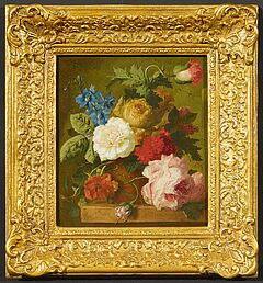 Georgius Jacobus Johannes van Os - Stillleben mit Rosen und Mohn, 70472-1, Van Ham Kunstauktionen