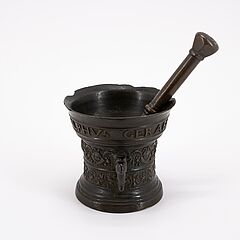 Niederlande - Ein kleiner Moerser mit Ornamentbaendern, 76846-4, Van Ham Kunstauktionen