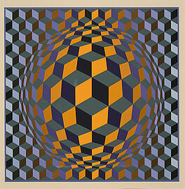 Victor Vasarely - EM-CE Aus Jean-Sebastien Bach, 80374-602, Van Ham Kunstauktionen