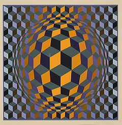 Victor Vasarely - EM-CE Aus Jean-Sebastien Bach, 80374-602, Van Ham Kunstauktionen