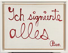 Ben Vautier - Ich signierte alles, 80451-19, Van Ham Kunstauktionen