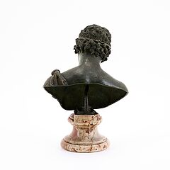 Fonderia Sommer - Bueste des Dionysos sog Narziss von Pompeji - nach der Antike, 82010-2, Van Ham Kunstauktionen