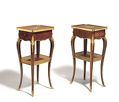 Henry Dasson - Paar kleine Tables Ambulantes, 77952-6, Van Ham Kunstauktionen