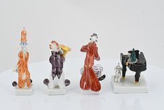 Meissen - 14 Figuren aus der Clownskapelle, 69995-9, Van Ham Kunstauktionen