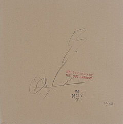 NOT BY BANKSY BY NOT NOT BANKSY STOT21STCPLANB - Rat with a black square, 66395-4, Van Ham Kunstauktionen