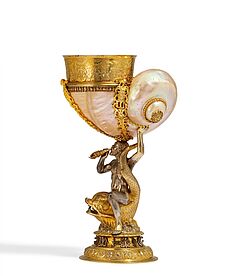 Theodor Heiden - Grosser Nautiluspokal mit Triton, 81546-1, Van Ham Kunstauktionen