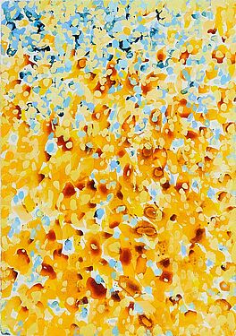 Bernd Schwarzer - Europaeischer Vulkan Blau-Gold, 68028-6, Van Ham Kunstauktionen