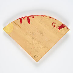 Martin Kippenberger - Schlecht belegte Studentenpizza gepollockt Viertel, 80106-54, Van Ham Kunstauktionen