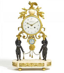 Paris - Pendule mit Amoretten Louis XVI, 59279-1, Van Ham Kunstauktionen