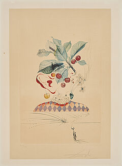 Salvador Dali - Cerises Pierrot Aus Flordali Les Fruits, 70163-6, Van Ham Kunstauktionen