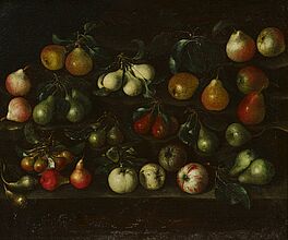 Italienischer Meister - Stillleben mit Aepfeln Birnen und Feigen, 70001-672, Van Ham Kunstauktionen