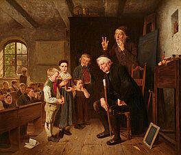 Friedrich Peter Hiddemann - Die Schulprüfung, 80888-8, Van Ham Kunstauktionen