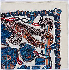 Hermes - Schal Sous l Egide de Mars, 69664-195, Van Ham Kunstauktionen