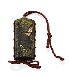 Inro mit Fischen und Gedicht, 65703-20, Van Ham Kunstauktionen