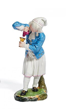 Hoechst - Junge mit Wein als Allegorie Der Herbst, 62295-2, Van Ham Kunstauktionen