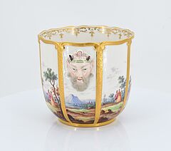 Meissen - Cachepot mit Maskarons, 73185-29, Van Ham Kunstauktionen