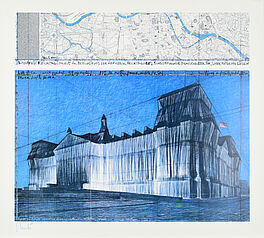 Christo Christo Javatscheff - Wrapped Reichstag Project for Berlin Platz der Republik Reichstag, 70001-102, Van Ham Kunstauktionen