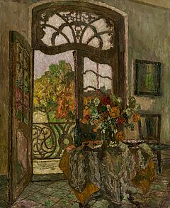 August von Brandis - Interieur mit Blick in den Sommergarten, 77013-13, Van Ham Kunstauktionen