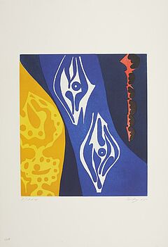 Ernst Wilhelm Nay - Farbaqutinta 1965-8, 333333-15, Van Ham Kunstauktionen