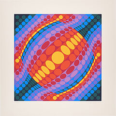 Victor Vasarely - Konvolut von 2 Serigrafien, 75371-6, Van Ham Kunstauktionen