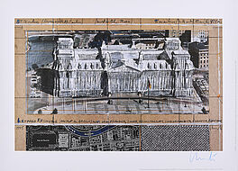 Christo - Wrapped Reichstag Project for Berlin, 73485-4, Van Ham Kunstauktionen