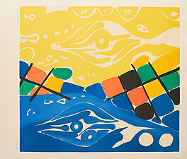 Ernst Wilhelm Nay - Farblitho 1966 - 1 NOR, 70002-16, Van Ham Kunstauktionen