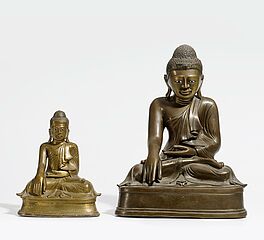 Grosser und kleiner Buddha, 60005-17, Van Ham Kunstauktionen