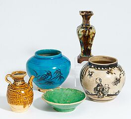 Fuenf Keramikteile, 64493-23, Van Ham Kunstauktionen