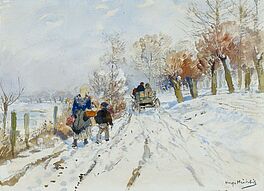 Hugo Muehlig - Im Winter, 56920-1, Van Ham Kunstauktionen