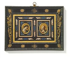 Florenz - Pietra Dura Platte mit Verkuendigungsdarstellung, 64564-24, Van Ham Kunstauktionen