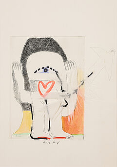 Horst Antes - Ohne Titel, 76401-1, Van Ham Kunstauktionen