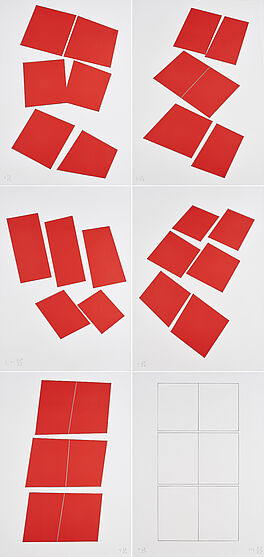 Imi Knoebel - Rote Konstellation, 70001-780, Van Ham Kunstauktionen