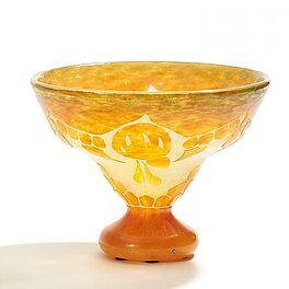 Verreries Schneider Le Verre Francais - Kleine gefusste Schale Coqueret, 59326-14, Van Ham Kunstauktionen