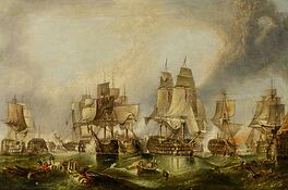 Englischer Meister - Schlacht bei Trafalgar, 65008-14, Van Ham Kunstauktionen