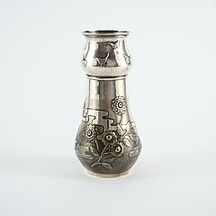 Tiffany  Co - Vase mit Chrysanthemen und Libellen, 80296-1, Van Ham Kunstauktionen