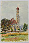 Friedrich Kallmorgen - Konvolut aus zwei Aquarellen Stillleben Dorfkirche, 69447-100, Van Ham Kunstauktionen