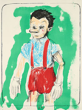 Jim Dine - Pinocchio coming from the green, 79618-2, Van Ham Kunstauktionen