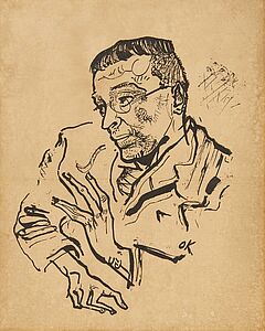 Oskar Kokoschka - Karl Kraus Menschenkoepfe, 60855-3, Van Ham Kunstauktionen