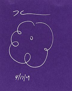Jeff Koons - Flower Drawing, 59173-15, Van Ham Kunstauktionen