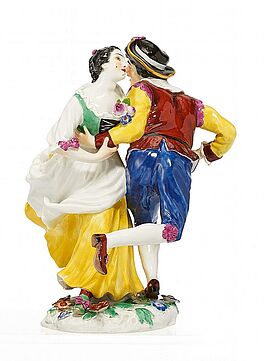 Meissen - Tanzendes Bauernpaar, 58999-15, Van Ham Kunstauktionen