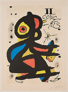 Joan Miro - II Congres de Pediatres de Llengua Catalana, 73850-2, Van Ham Kunstauktionen