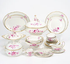 Meissen - Gosses Speiseservice Pupurdekor, 75124-3, Van Ham Kunstauktionen
