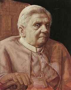 Michael Triegel - Portraetstudie Papst Benedikt XVI V, 300000-132, Van Ham Kunstauktionen