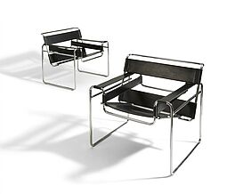 Zwei Armlehnsessel Wassily, 81535-21, Van Ham Kunstauktionen