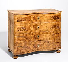 Deutschland - Grosse Kommode mit drei Schueben, 75323-2, Van Ham Kunstauktionen