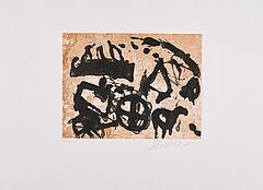 Emil Schumacher - Tortura Aus Kuenstler gegen die Folter, 75687-17, Van Ham Kunstauktionen