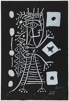 Pablo Picasso - Jacqueline La Femme aux Des, 66701-14, Van Ham Kunstauktionen